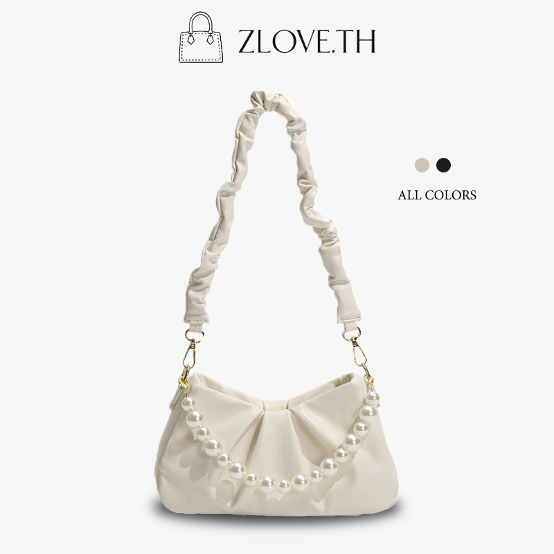 ZLOVE กระเป๋าสะพายใต้วงแขน, การออกแบบกระเป๋าที่ไม่เหมือนใคร, กระเป๋า Messenger เมฆมุกแบบพับใหม่ของผู้หญิงระดับไฮเอนด์