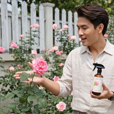 ปุ๋ยกุหลาบ ปุ๋ยดอกไม้ ปุ๋ยบำรุงดอกไม้ อาหารเสริมต้นไม้ แบบขวดสเปรย์ 1 ขวด  Plant Food รูปที่ 7