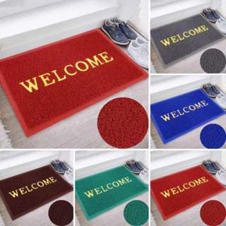 พรมดักฝุ่น พรมWELCOME พรม พรมกันลื่นคละสี พรมมีหลายขนาดให้เล…