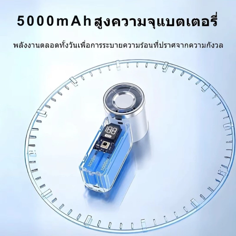 พัดลมพกพามินิ รุ่น X688 พัดลมมือถือ Type-C thumbnail 4