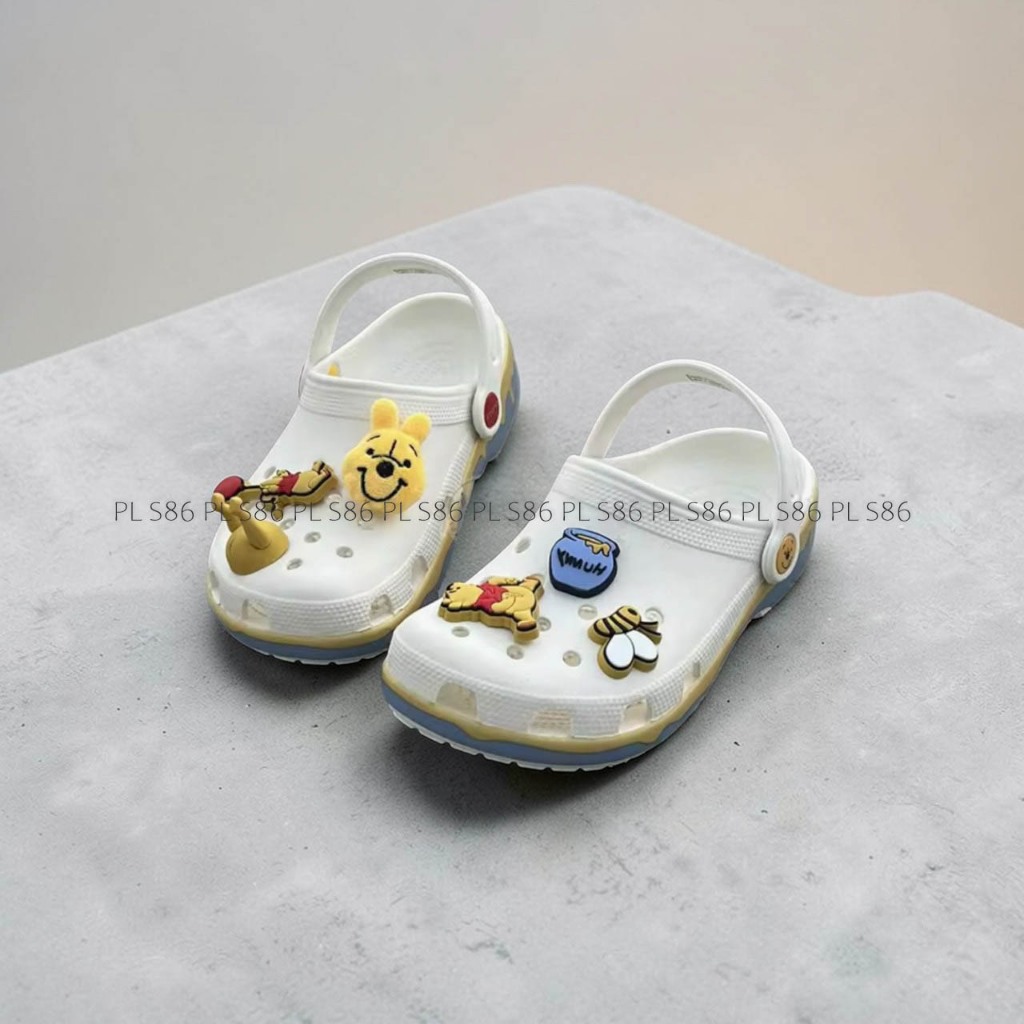 PL00PK1 รองเท้าแตะ ของเด็ก รุ่นคลาสสิกลายหมี่ ไซส์25---35
