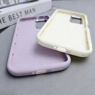 หรูหรา เลนส์เคลือบโลหะ กรณี สำหรับ Samsung A17 A07 A56 A55 A54 A36 A35 A34 A26 A16 A06 A15 A14 A13 A12 เคสโทรศัพท์สีพื้น