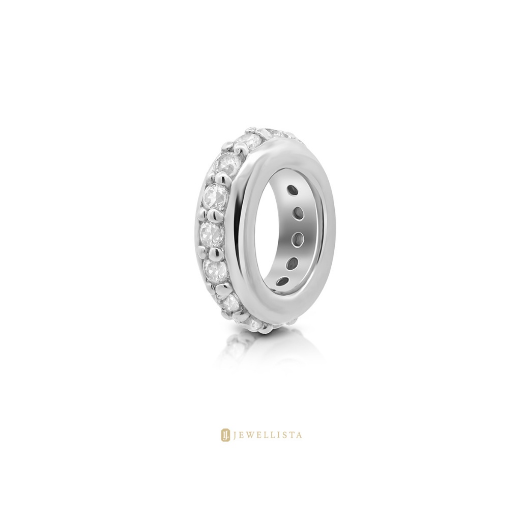 Jewellista تعليقة Nero فضة 925 بالزركون (بدون سلسلة) — صورة 3