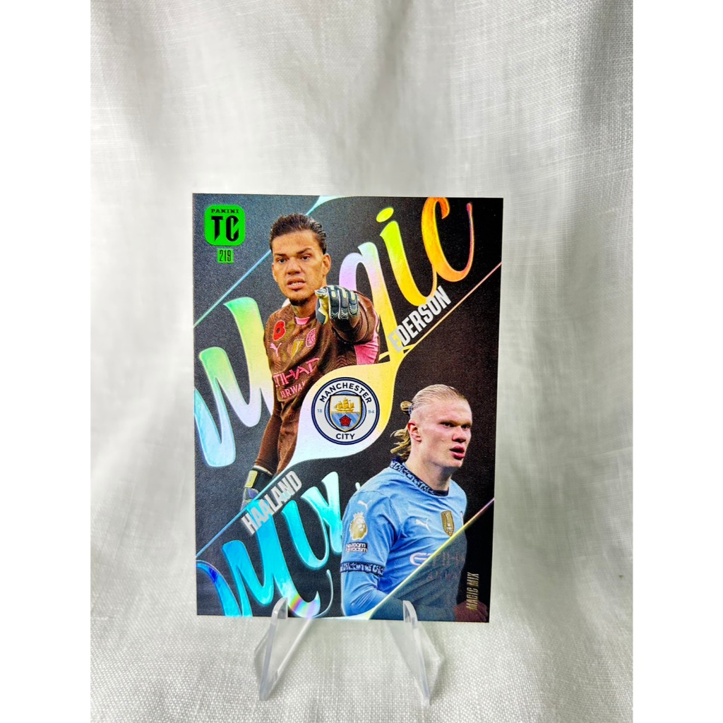 Panini Top Class 2025 Magic Mix Ederson Haaland Manchester City การ์ดฟุตบอลแท้