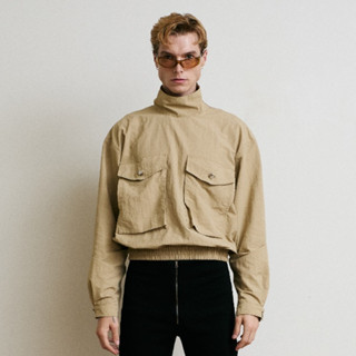 Hunter Studios -แจ็คเก็ตผ้าร่ม ดิเทลซิปด้านข้าง รุ่นShoulder…