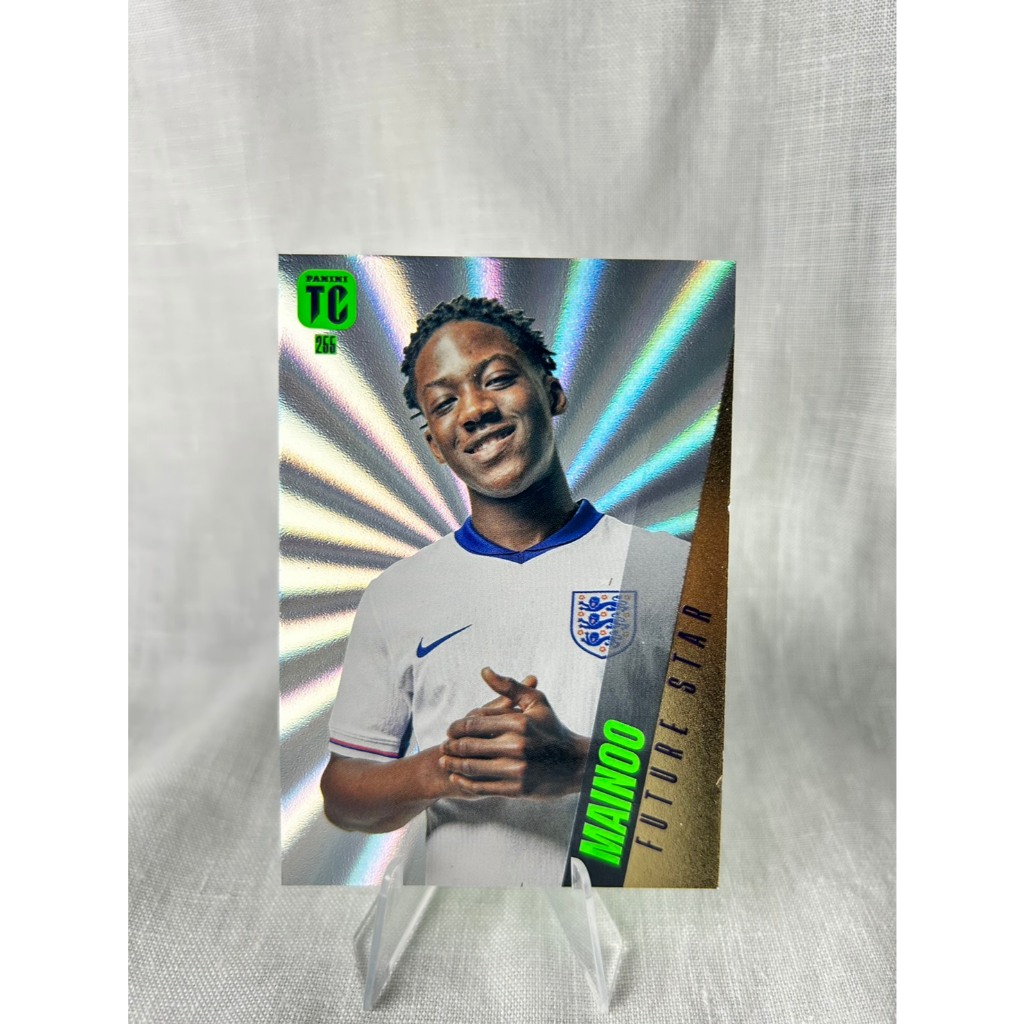 Panini Top Class 2025 Future Star Kobbie Mainoo England No.255 การ์ดฟุตบอลแท้
