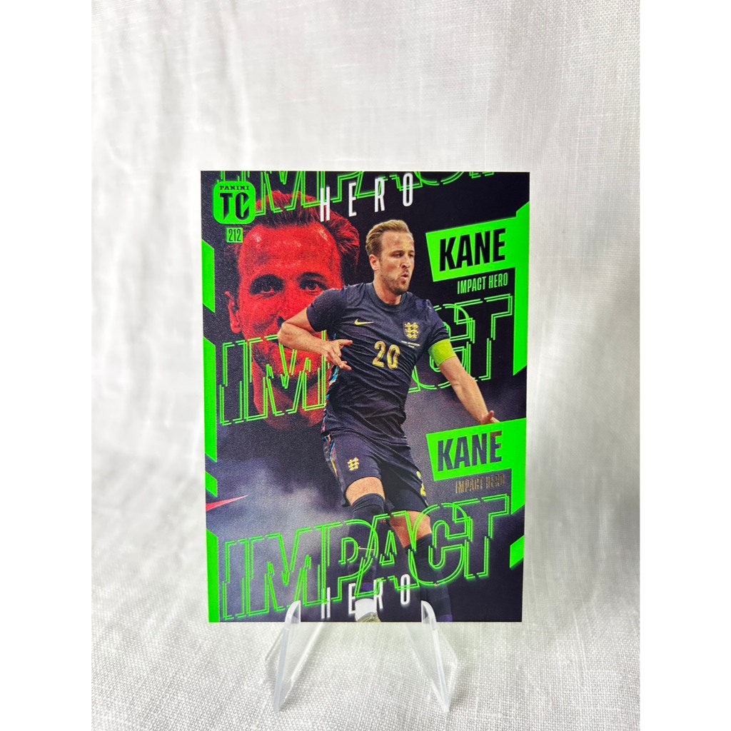 Harry Kane England Bayern Munich Panini Top Class 2025 Impact Hero การ์ดฟุตบอล Rare ของแท้ พร้อมส่ง