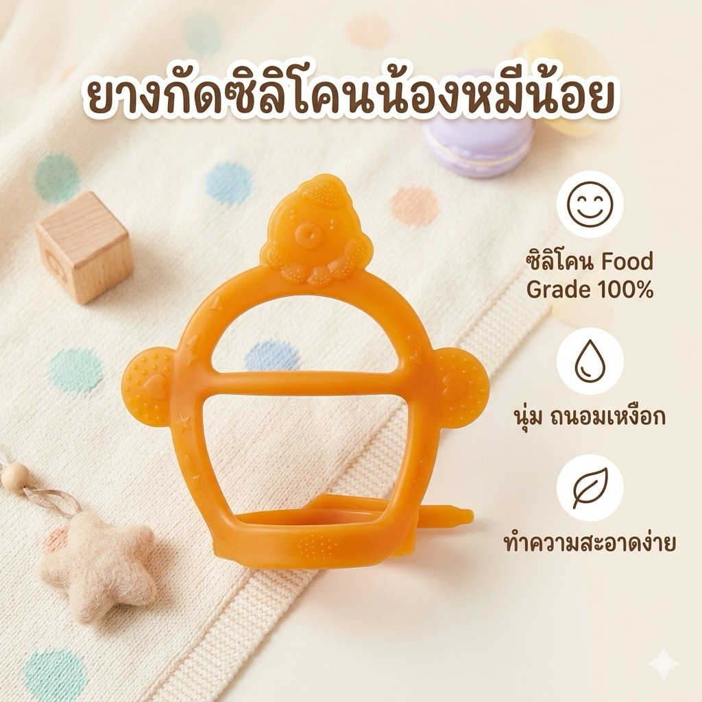 ยางกัดเด็ก - สวมข้อมือ