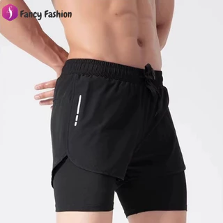 Fancy Fashion กางเกงว่ายน้ำผู้ชาย 35-95KG ผ้ายืดเนื้อดี ผ้า2ชั้น ใส่เที่ยวทะเลหรืออยู่บ้านชิลๆ