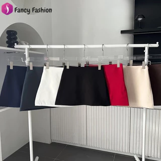 Fancy Basic skirt กระโปรงกางเกง (กระโปรงรอบตัว) กระโปรงสั้นเอวสูงซิปข้างเบสิค มีซับใน มีไซส์ S-XL