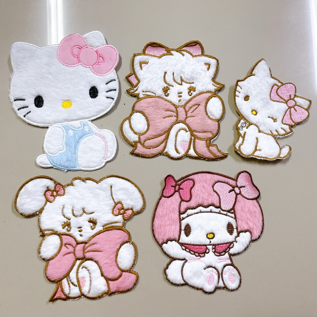 การ์ตูนขนนิ่ม ขนปุยdiy ตกแต่งเสื้อผ้า