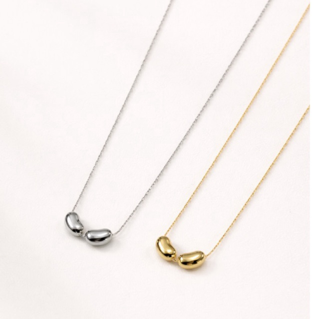 thegoodpieces - Beanie Duo necklace สร้อยแสตนเลสไม่ลอกไม่ดำ