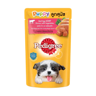 (โหล12ซอง) Pedigree Pouch อาหารสุนัข แบบซองชนิดเปียก ขนาด130G