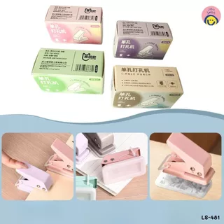 เครื่องเจาะรูเอกสารขนาดเล็ก พกพาสะดวก เจาะได้ 10/20 แผ่น สีพาสเทลสุดคิวท์ LS-481 ✨📑