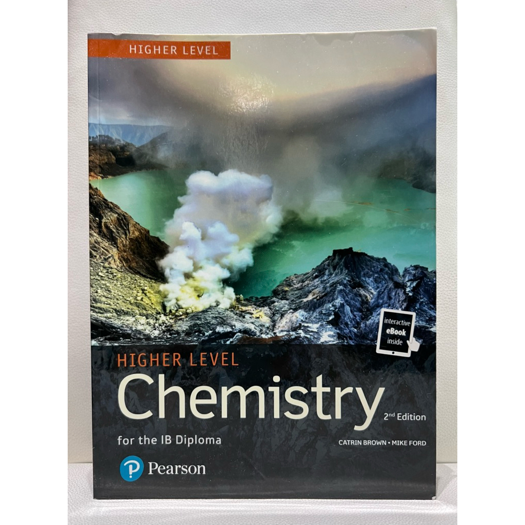 Pearson Baccalaureate Chemistry Higher Level 2nd Edition by Catrin Brown and Mike Ford