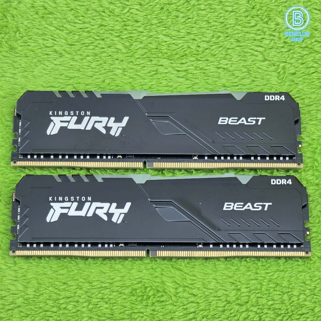 Ram (แรม) Kingston Fury Beast RGB ddr4 3200 16Gb(8x2Gb) สินค้ามือสอง