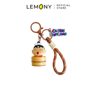 LEMONY พวงกุญแจชินจัง ซีรีส์ Wrist Strap Charm Crayon Shin-Chan Collection