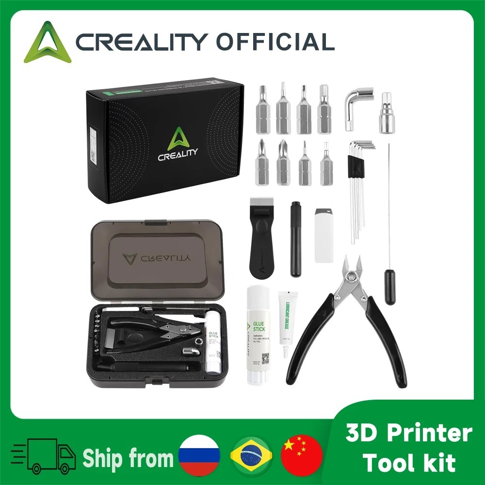 reality 3D ชุดเครื่องมือเครื่องพิมพ์ 11 ชิ้น 3D เครื่องพิมพ์กล่องเครื่องมือชุดทําความสะอาดหัวฉีดสําห