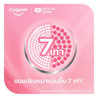 แปรงสีฟัน คอลเกต คุชชั่น คลีน (คละสี) Colgate Cushion Clean Toothbrush (Assorted Colors)