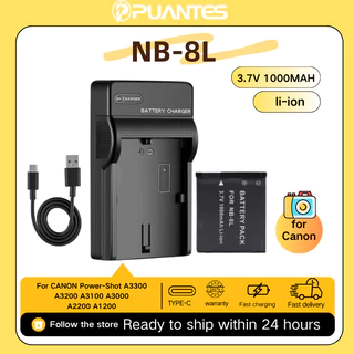 แบตเตอรี่กล้อง NB-8L สำหรับ Canon CCD A3000 A3100IS A3200 A3300 A2200