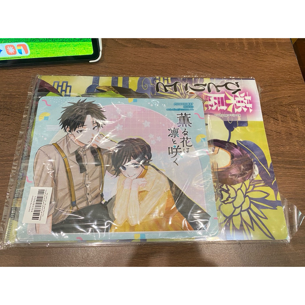 Phoenix Next Mouse Pad ดอกรักผลิบานที่กลางใจ Clear File Set ชิโนะกับเร็น สืบคดีปริศนา หมอยาตำรับโคมแ