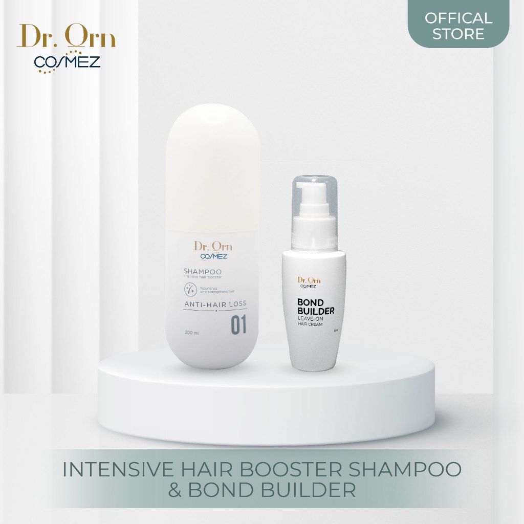 Dr.Orn Cosmez Intensive Hair Booster Shampoo & Bond Builder Leave-On Hair Cream