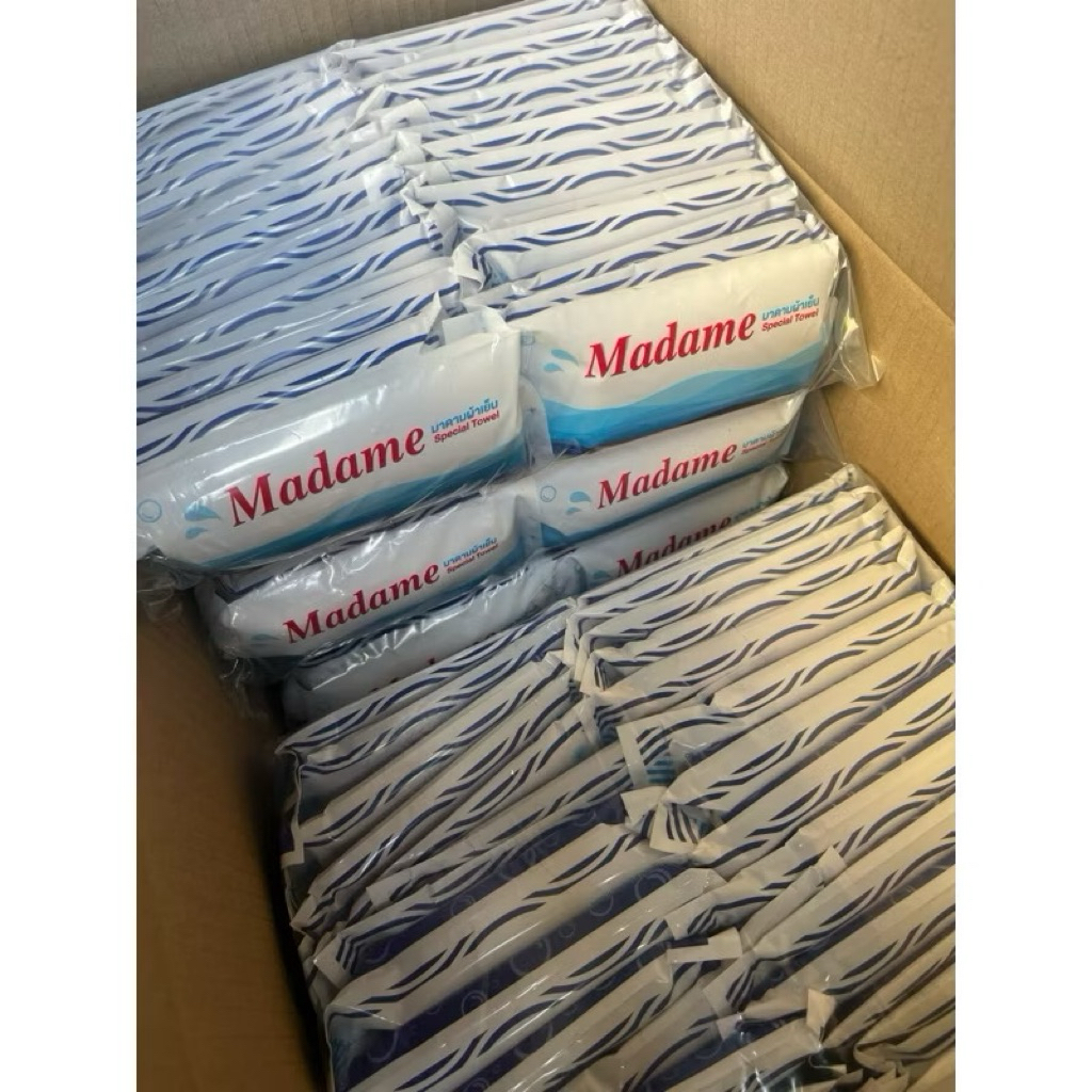 ผ้าเย็น ยกลัง📦 ผ้าเย็น ขนาด10*10นิ้ว คละสี / ขาว 300 ชิ้น