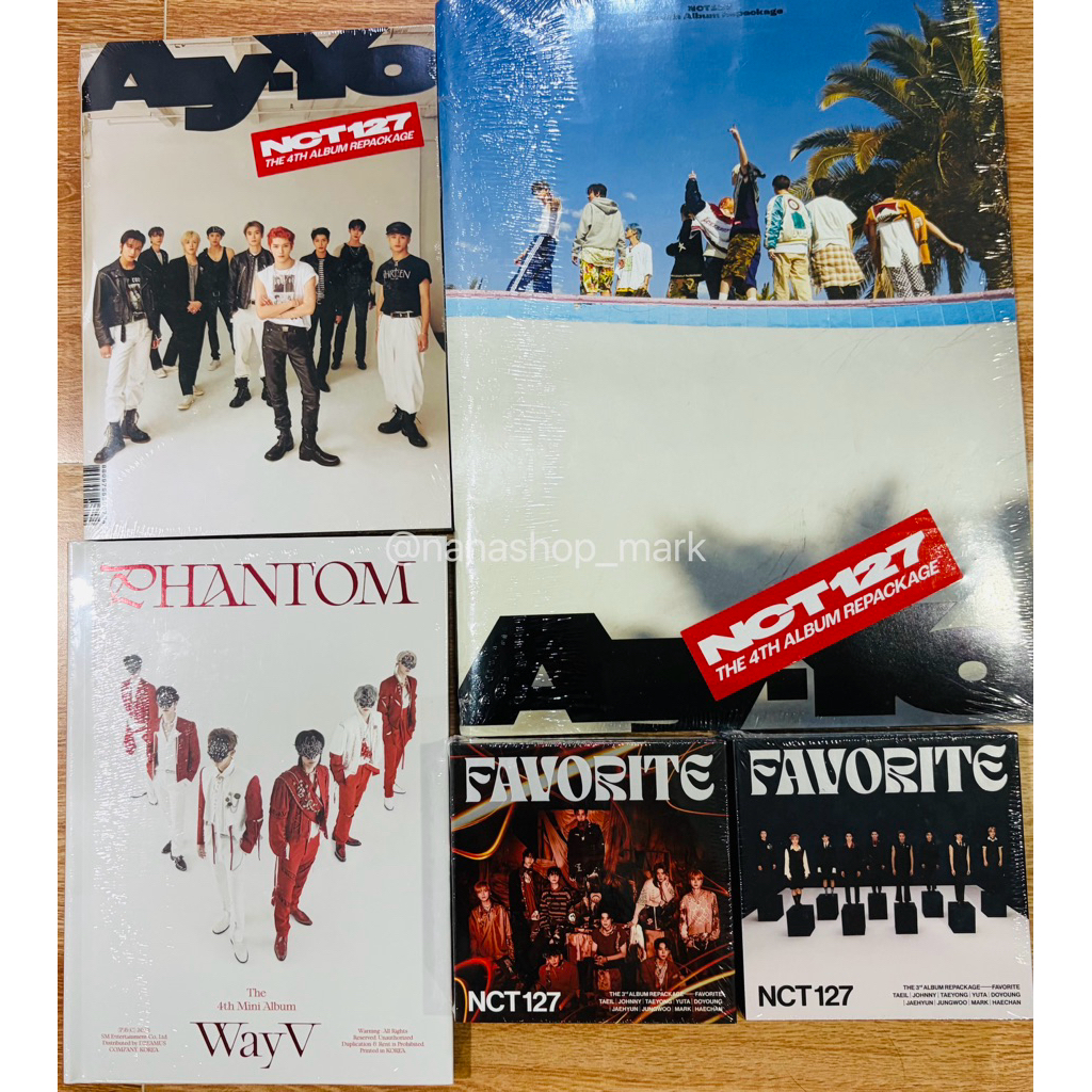 พร้อมส่ง 🌻 อัลบั้มไม่แกะซีล  NCT127 - favorite NCT Universe NCT DREAM - Beat box WayV - Phantom ay-yo