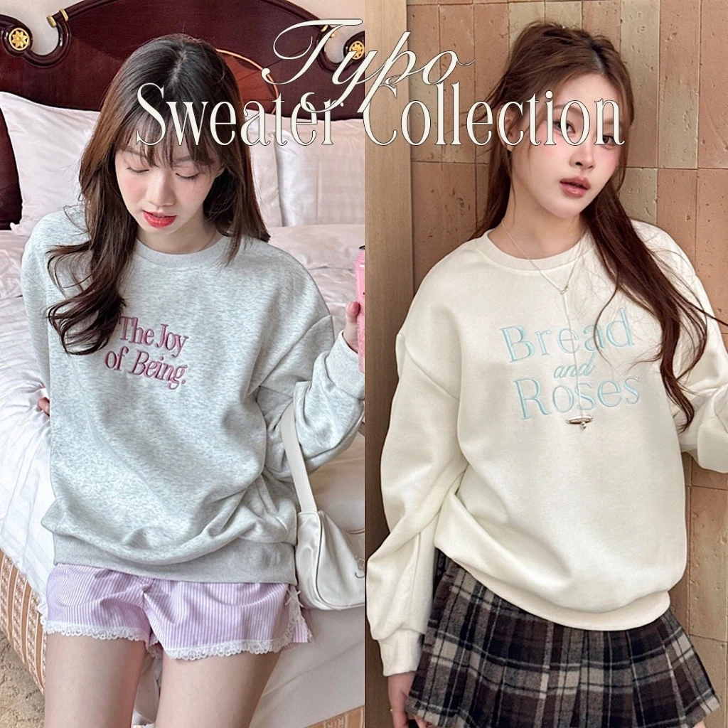 Choosedress Typo Sweater Collection เสื้อกันหนาว สเวตเตอร์ A7155,A7121,A7164
