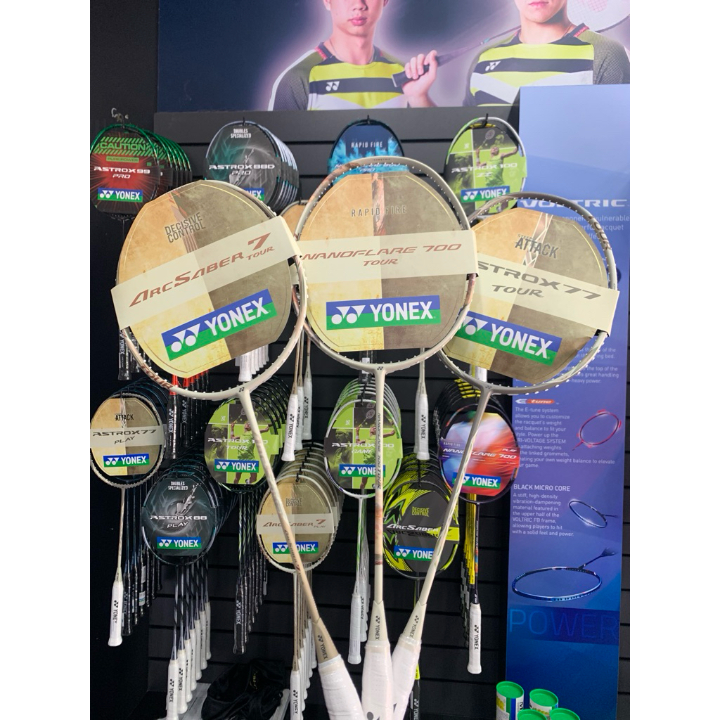 YONEX NANOFLARE700, ASTROX77, ARCSABER7 (TOUR) สีพิเศษ