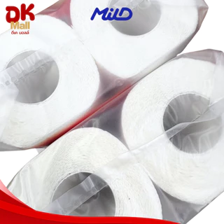 Mild กระดาษทิชชูอเนกประสงค์ มายด์ แพ็คคู่ 11 เมตรต่อม้วน ซึมซับทุกคราบมัน ปลอดภัย จำนวน 6 แพ็ค 12 ม้วน