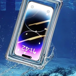 เคสโทรศัพท์กันน้ำ กระเป๋ากันน้ำสำหรับหน้าจอสัมผัส เคสโทรศัพท์กันน้ำ เคสโทรศัพท์สำหรับดำน้ำ Waterproof phone case