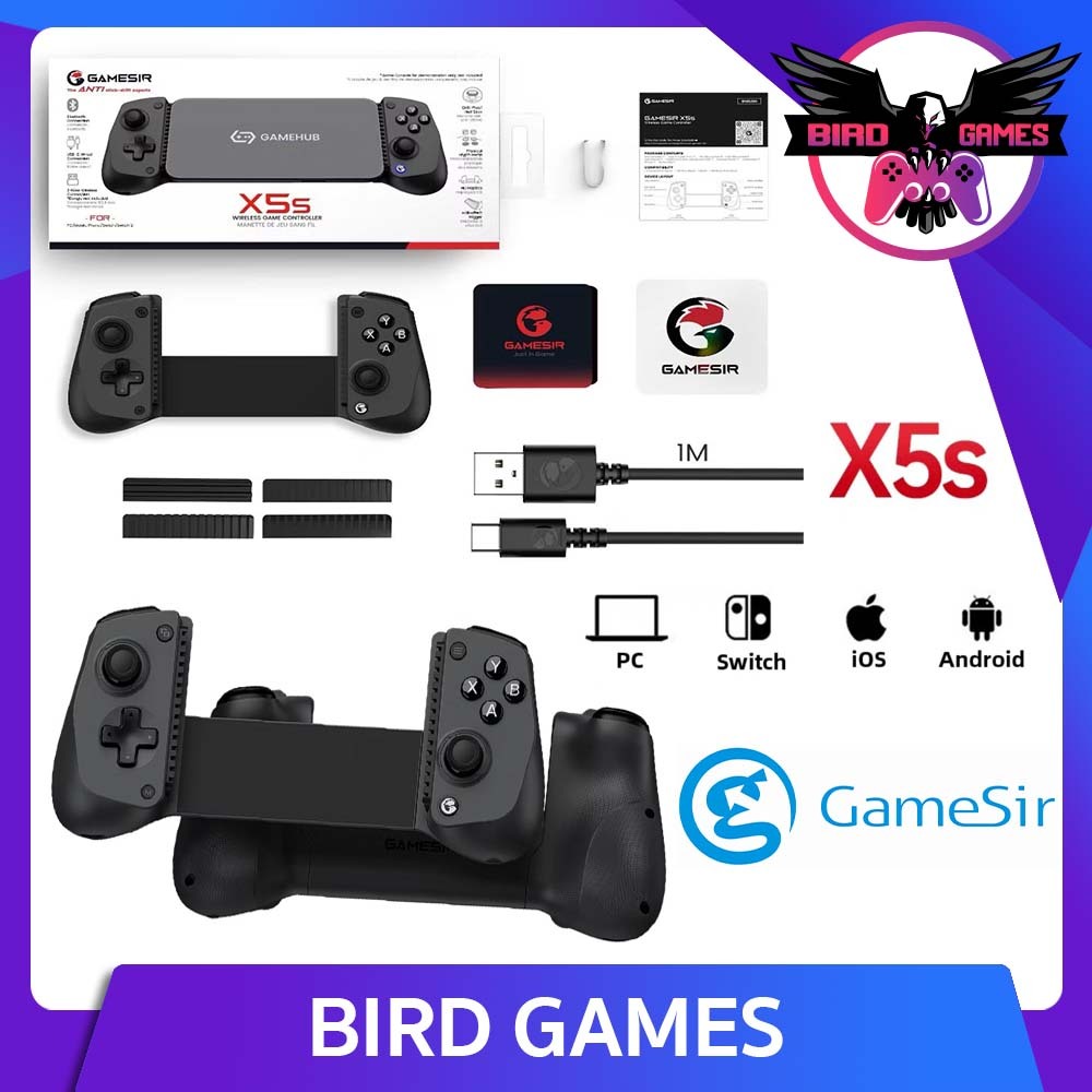 GameSir X5s Wireless Mobile Game Controller For Switch, Android, iOS, PC (จอย Pad X5s wireless)