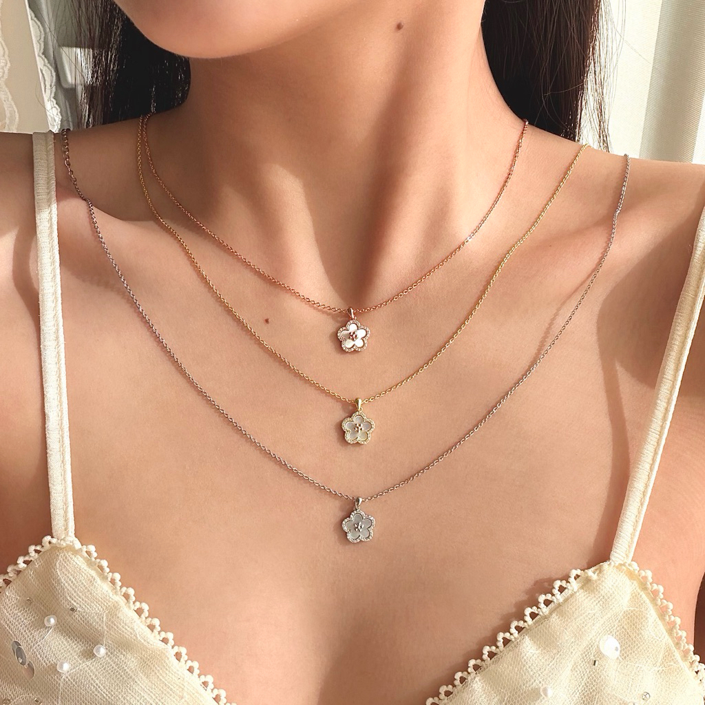 Socrush.bkk | FLORARIA necklace | SN-100 | สร้อยคอ ดอกไม้