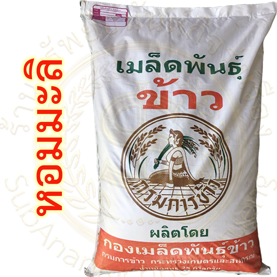 เมล็ดพันธุ์ข้าวหอมมะลิ กข15 และ ขาวดอกมะลิ105 กรมการข้าว (ใช้สำหรับปลูกนาปี 2569 และนอกฤดู 2569)
