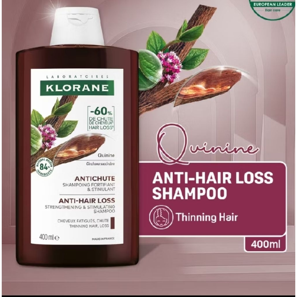 Klorane Quinine & Edelweiss Conditioner 200ml Shampoo 400ml