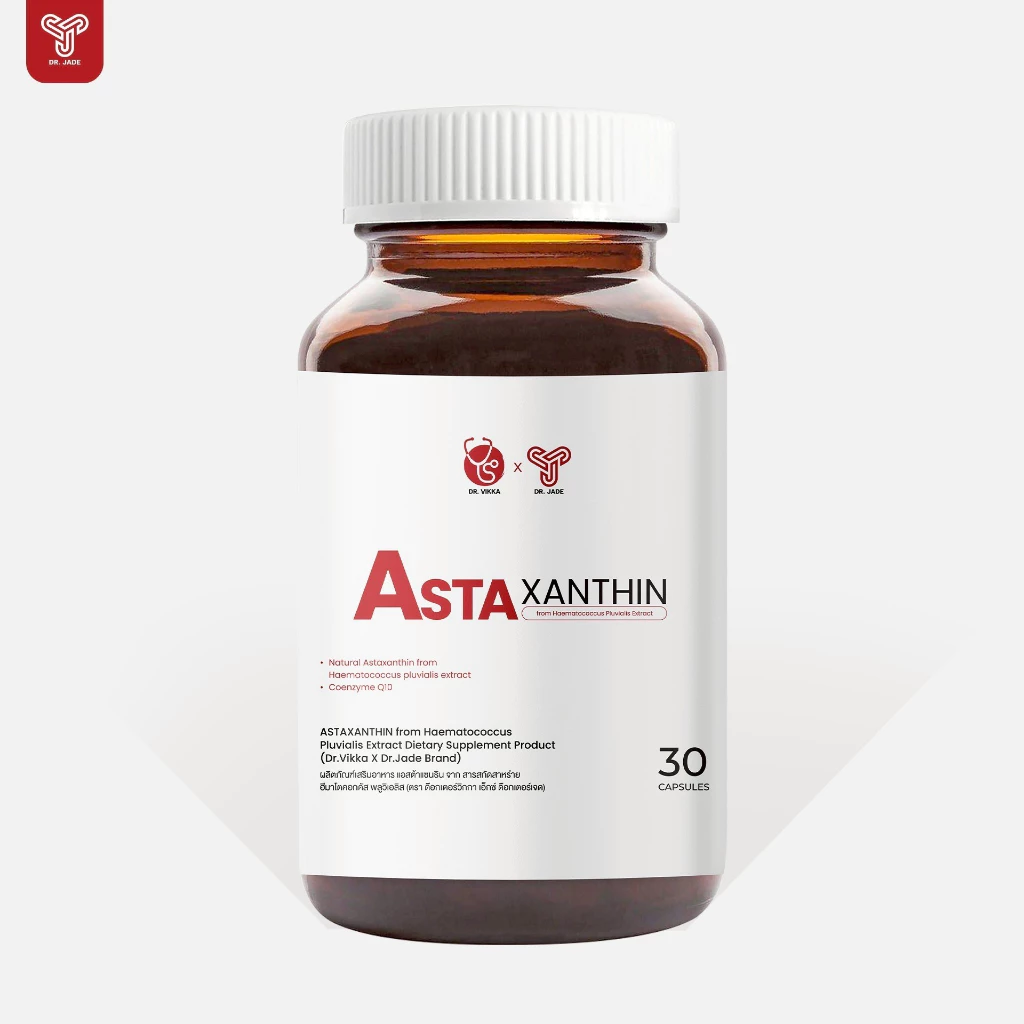 Dr.Vikka X Dr.Jade NATURAL ASTAXANTHIN Dietary Supplement Product ASTAXANTHIN 6mg