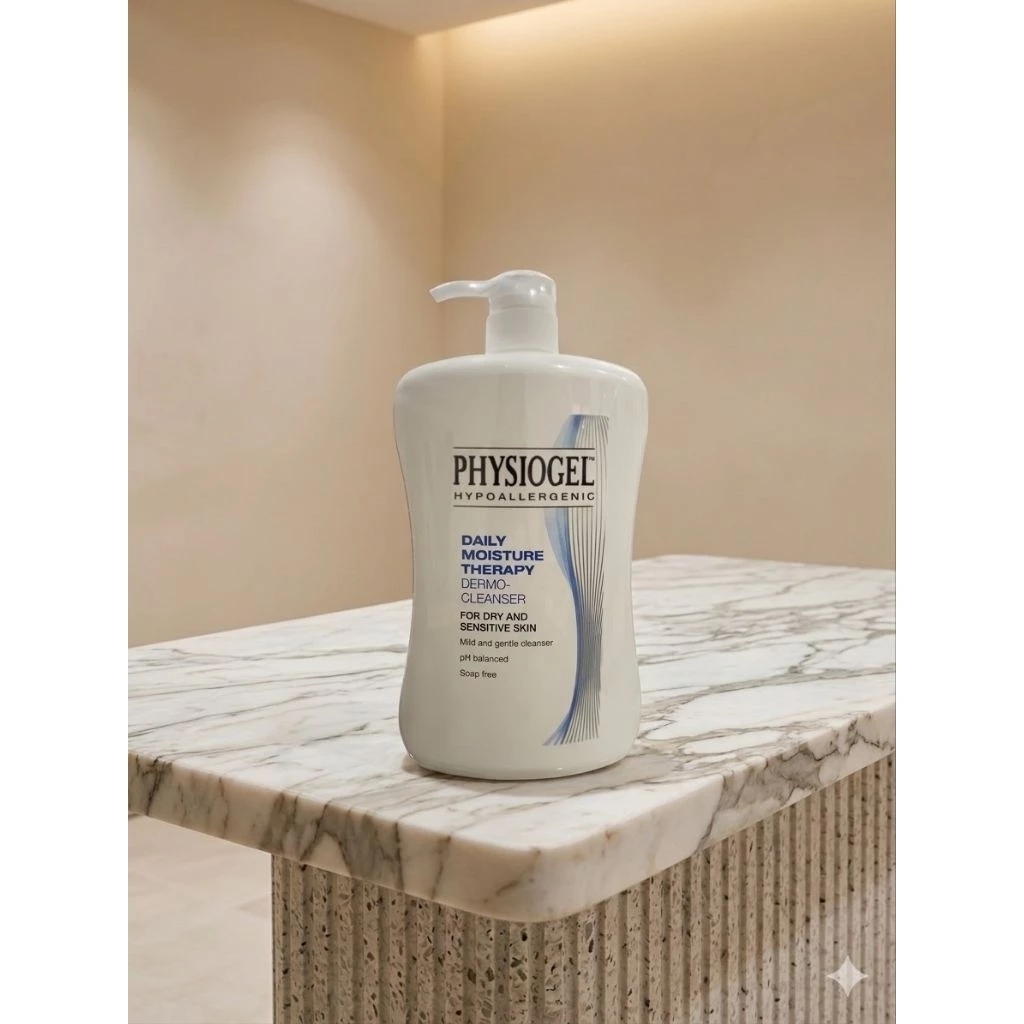 exp.10/2029 900มลของแท้ฉลากไทยคลีนเซอร์ล้างหน้า Physiogel Daily Moisture Therapy 900ml สำหรับผิวแห้งและแพ้ง่าย