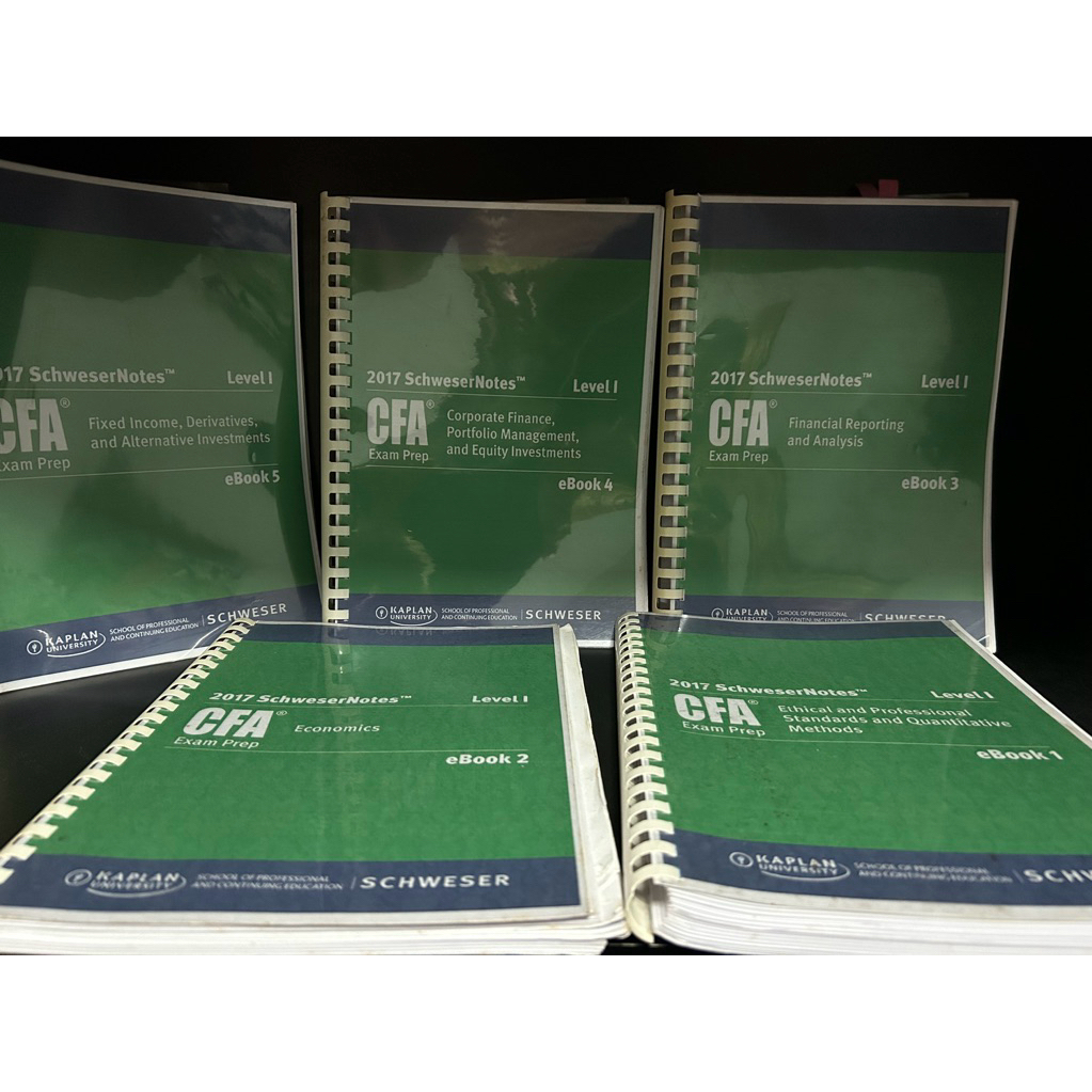 หนังสือเรียน Used : English | 2017 SchweserNotes™ Financial Reporting and Analysis /CFA® Exam Prep (