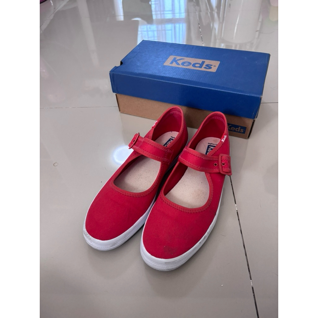 Keds Champion แมรี่เจน สีแดง มือสอง