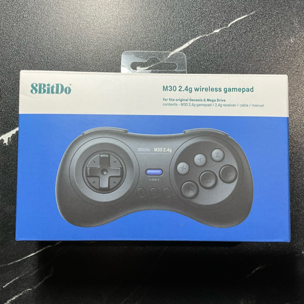 จอยไร้สาย 8BitDo M30 2.4G/Bluetooth สำหรับ Sega Mega Drive / Genesis พร้อม Receiver