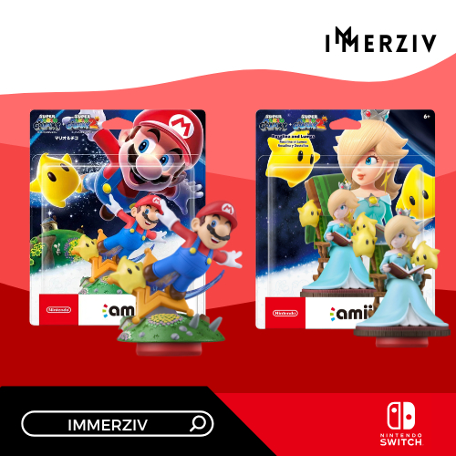 (พร้อมส่ง) AMIIBO (SUPER MARIO GALAXY SERIES) (ของสะสม) (อุปกรณ์เสริมสวิสต์)