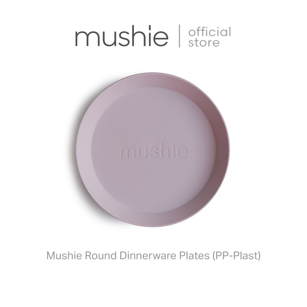 Mushie Round Dinnerware Plates จานใส่อาหารสำหรับลูกน้อย