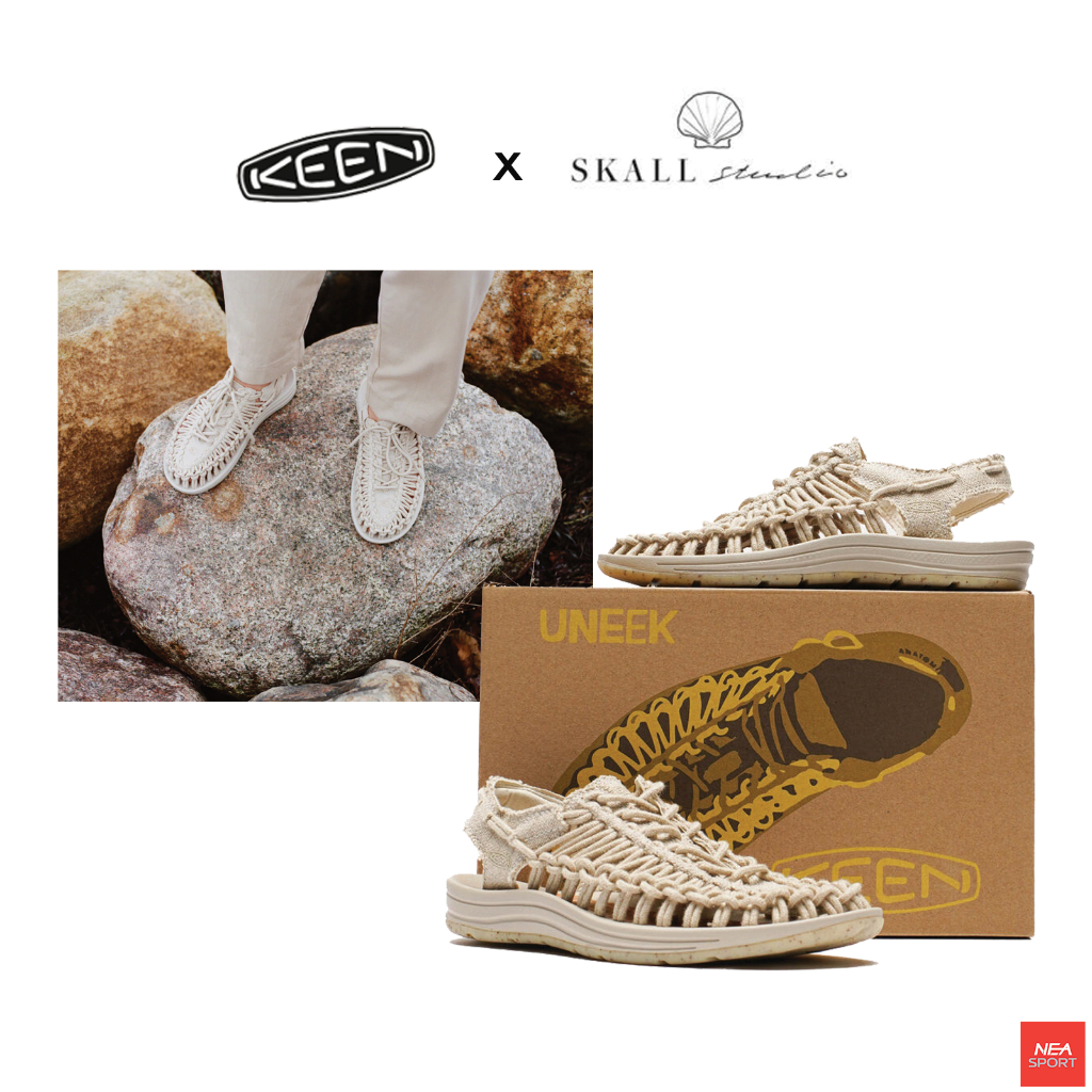 [โค้ด DDX30FASH21 ลดอีก30%] KEEN x SKALL UNEEK- Natural/Birch รองเท้า คีน แท้ รุ่นฮิต ผู้หญิง