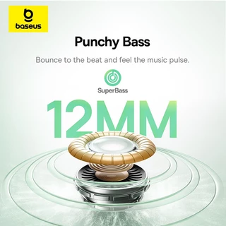 Baseus หูฟังบลูทูธไร้สาย รุ่น Bass BP1 NC In-Ear True Wireless Earbuds