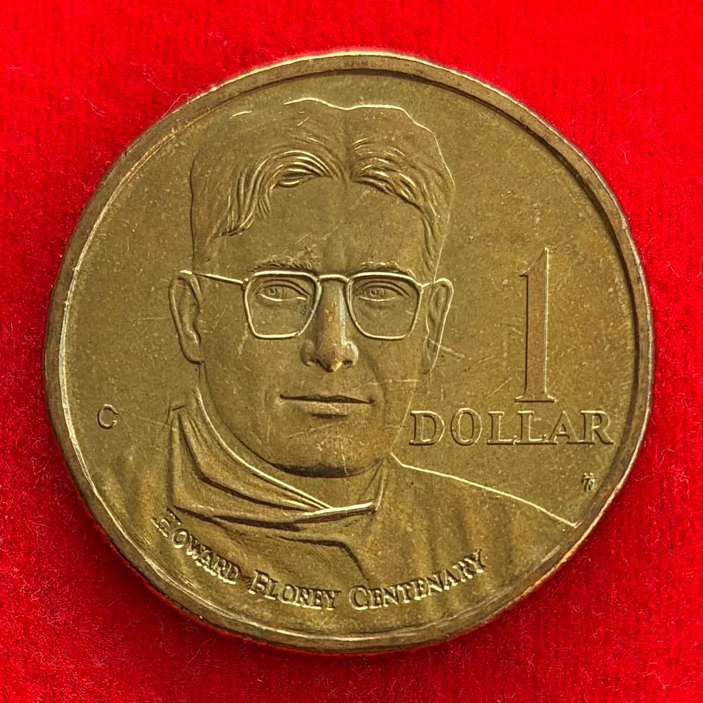 🇦🇺 ออสเตรเลีย Australia 1 dollar ปี 1998 Howard Florey
