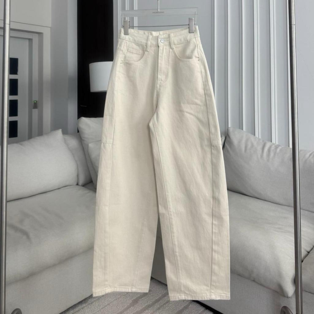 ส่งต่อ PROMTHONG Luna Barrel High-rise กางเกงเอวสูง ทรง Curved