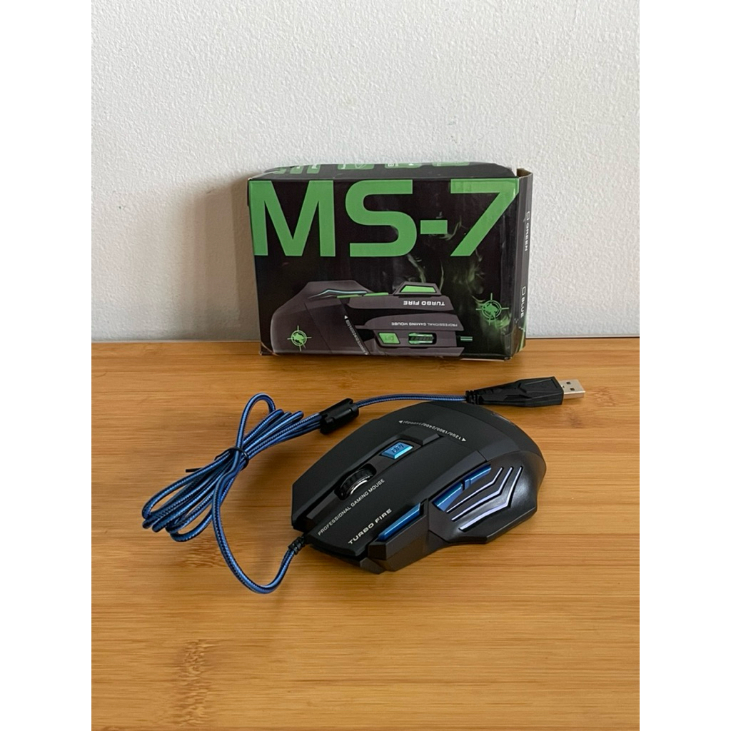 Xpanse เมาส์เกมมิ่ง เมาส์เล่นเกม เมาส์ออปติคอล RGB Gaming Mouse รุ่น MS-7