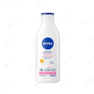 Nivea Extra Bright Radiant & Smooth Body Lotion นีเวีย เอ็กซ์ตร้า ไบรท์ เรเดียนท์ แอนด์ สมูท บอดี้ โลชั่น 125 ml.