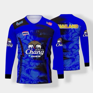 เสื้อกีฬาพิมพ์ลายแขนยาว ใส่ได้ทั้งหญิง/ชาย